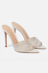 New Fashion Spring Outfit Rhinestone High Heels Sandals